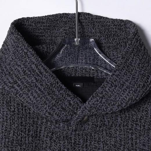 SDSA男士秋冬新款痞帅男装时尚肌理感按扣连帽卫衣气质网红款上衣 商品图1