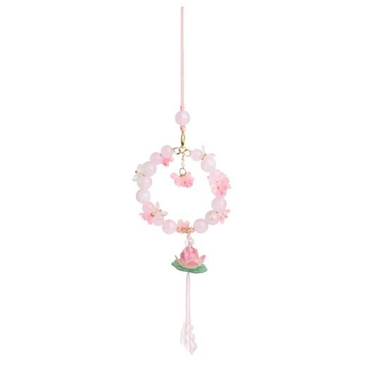 【梅烦恼好运莲莲琉璃挂件】敦煌福泽小众新款梅烦恼有钱花车挂 挂件好运平安莲莲富贵花车挂 商品图3