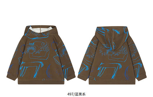 jnby  25年秋款  连帽套头卫衣  1P9410450 商品图10