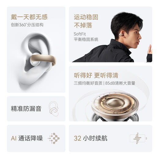 Soundcore声阔 AeroClip旗舰运动时尚耳夹 A3388 商品图3