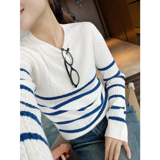 2509311   美丽奴 条纹麻花长袖 商品图5