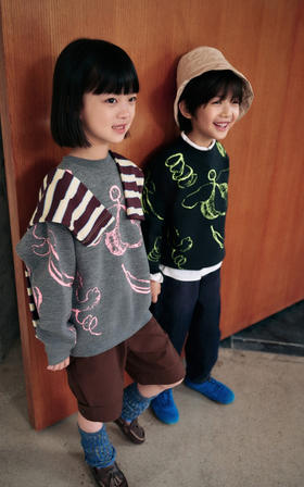 jnby  25年秋款  长袖套头毛衫  1P9311830