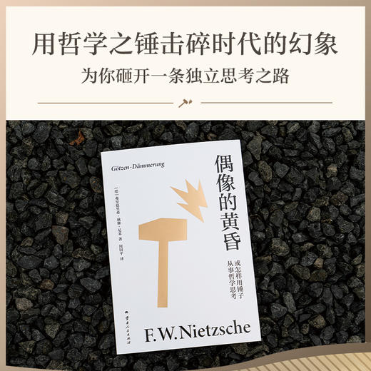 偶像的黄昏或怎样用锤子从事哲学思考（学者周国平译自德语原文，译文生动流畅，更附长文导读解析，充分呈现尼采思想闪光点。） 商品图1