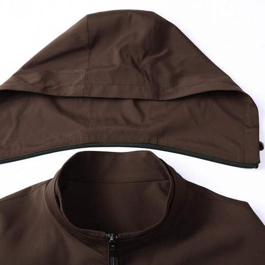 圣得西男士连帽舒适百搭夹克2025秋季新款通勤易打理质感垂顺外套 商品图11