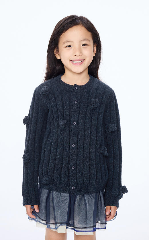 jnby  25年秋款  短款开襟毛衫  1P9312620 商品图6