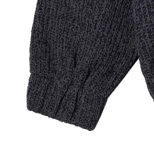 SDSA男士秋冬新款痞帅男装时尚肌理感按扣连帽卫衣气质网红款上衣 商品图3