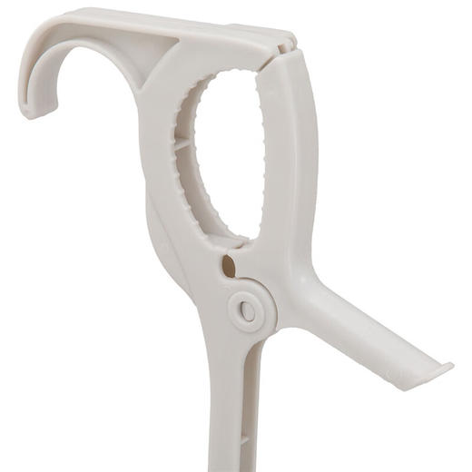 衣柜衣撑晾衣架阳台塑料可伸缩宽形晾衣架2P 商品图5