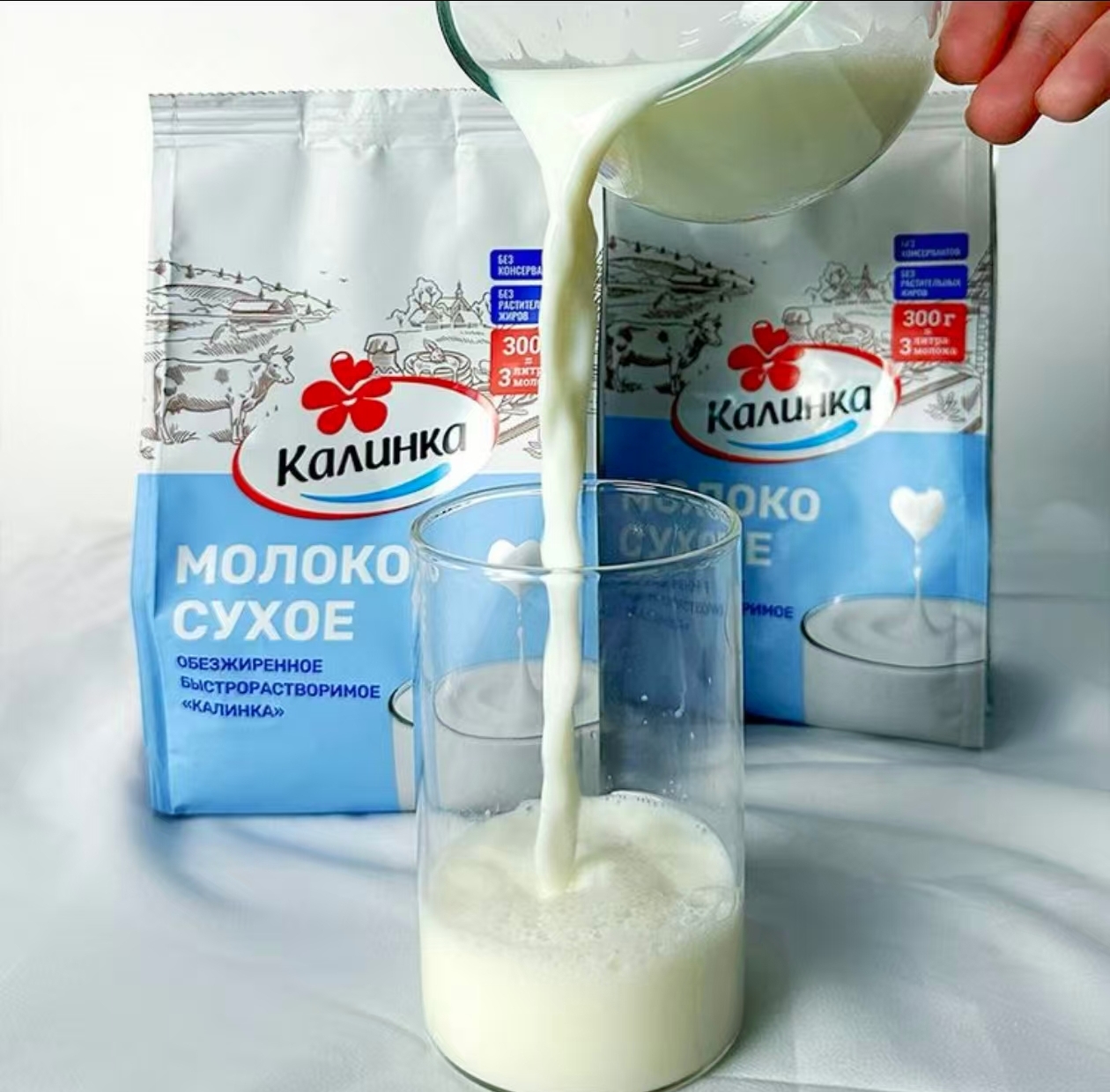 白俄罗斯进口卡林卡牌脱脂奶粉Y