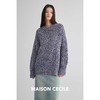 MAISON CECILE 定制纱线麻花感羊毛粗针编织复古慵懒大毛衣 商品缩略图1