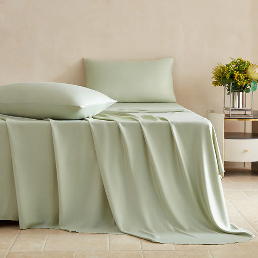 【60S竹纤维单床单】全棉床单单品良品砂洗纯棉A类床单140支长绒棉超细腻床单 商品图3