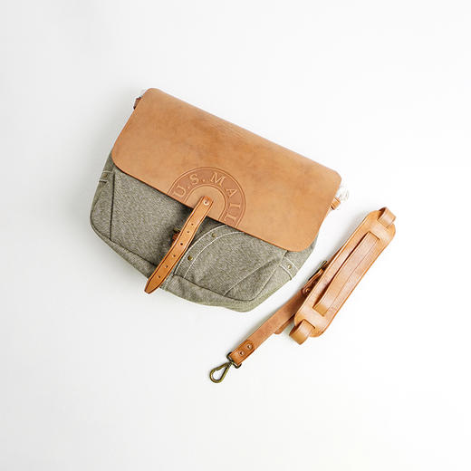 Alternative Country 植鞣皮翻盖邮差包 商品图1