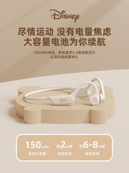 迪士尼定制款骨传导耳机|运动必备，无感佩戴，不入耳不伤耳 商品图3