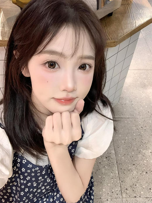 Macycon 芝士小狗 月抛直径14.5mm日常美瞳 棕色 商品图0