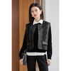 米思阳2026春新款单排扣蕾丝拼接西装马甲气质显瘦无袖叠穿上衣女3444 商品缩略图2