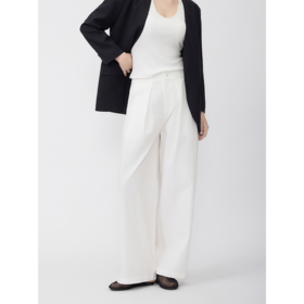 COCO ZONE【黑标系列】 松弛老钱风松紧腰休闲裤CD2A0525