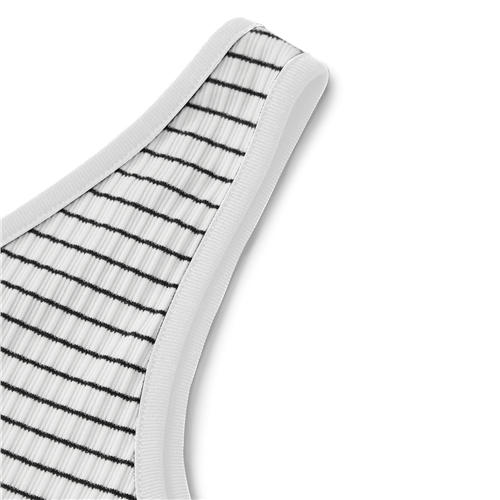 佐丹奴女装SS25商场新款【冰冰系列】【SORONA】系列弹力保型面料条纹V领背心05325242 商品图8