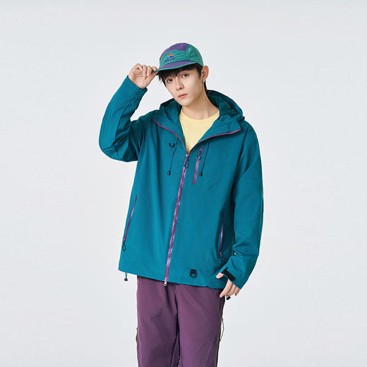 【六色可选】斯辰唯佳情侣山系防风衣外套 高87-DQC6633A 男女同款户外夹克风衣 干爽透气运动休闲上衣外套 商品图4