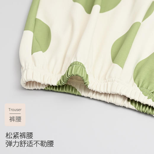 家居服新款长袖睡衣女士春秋款带胸垫防凸点家居服女宽松大码2025年秋季新款 商品图2