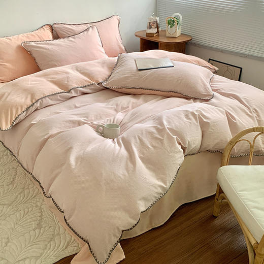 【牛奶绒秋冬棉加绒四件套】牛奶绒四件套良品秋冬棉加绒四件套保暖加厚绒布床品件套 商品图7