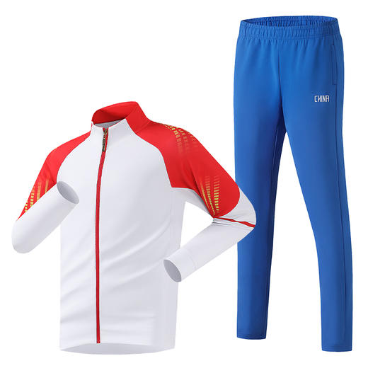 秋冬新款长袖乒乓球服黄晨同款外套男女运动服套装国家队速干透气套装 商品图4