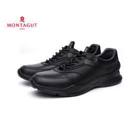 梦特娇男士时尚休闲真皮休闲鞋牛皮男鞋皮鞋低帮鞋板鞋