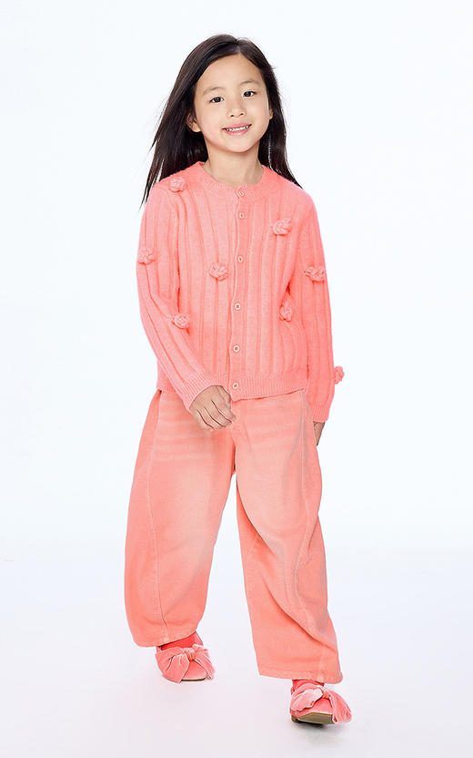 jnby  25年秋款  短款开襟毛衫  1P9312620 商品图0