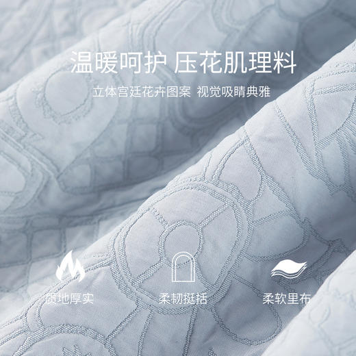 【内购】【厚实保暖】都市通勤棒球领拉链宽松落肩宫廷花卉肌理棒球服外套-153WB3148 商品图4