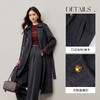 【内购】【绵羊毛】气质英伦风通勤翻领可拆卸腰带中长款双面呢大衣-W54OC2669 商品缩略图3