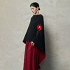 【林栖设计小店】（现货）山茶知雾系列绵羊毛毛织披肩上衣双面穿多色气质保暖2025秋冬新款斗篷女2953023 商品缩略图9
