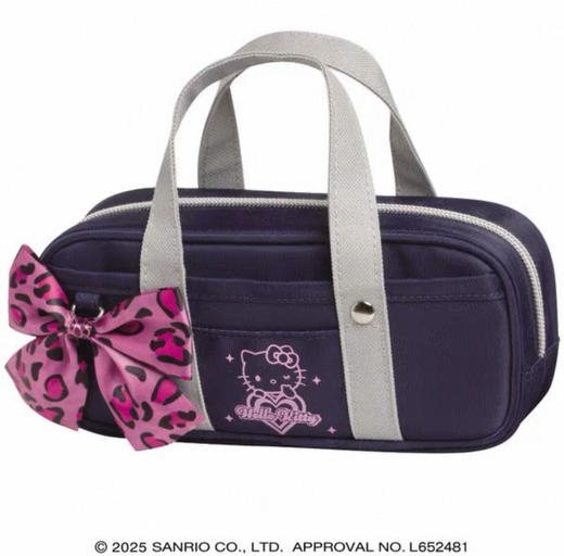 日本三丽鸥Sanrio蝴蝶结手提式笔袋Kitty库洛米玉桂狗 商品图0