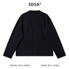 SDSA男士秋冬新款痞帅男装韩版纯色半纽扣亨利领长袖T恤百搭亲肤 商品缩略图4