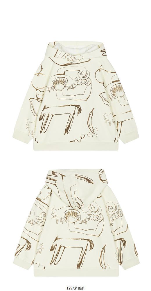 jnby  25年秋款  连帽套头卫衣  1P9410450 商品图9