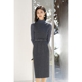 剩S/M 米思阳2026春季新款简约优雅背心连衣裙收腰显瘦直筒裙女4812