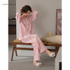 可人儿春秋季带bra泡泡绵女士长袖长裤睡衣可外出小众家居服套装 商品缩略图2