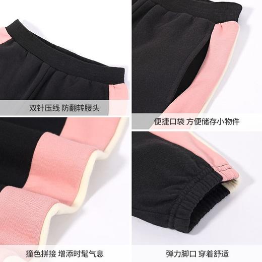 迪士尼女大童裤子春季2025新款洋气女童运动裤春秋儿童休闲裤春装 商品图7