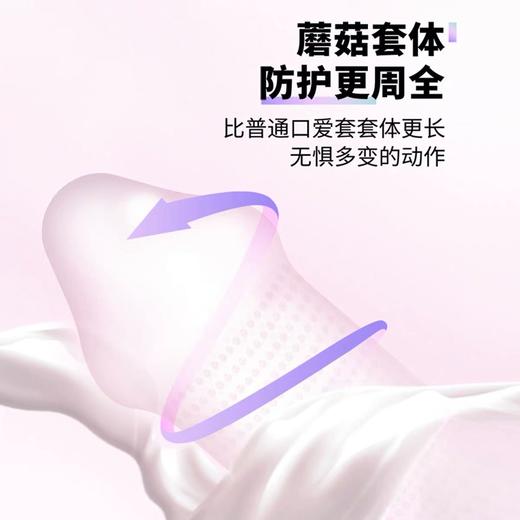 倍力乐口嗨套男女性专用口娇神器颗粒安全情趣避孕男舔套阴膜私处10只装 商品图6