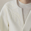 【林栖设计小店】山茶知雾系列绵羊毛外套盘带绣钩花优雅百搭宽松2025秋冬新款短款上衣女1953059 商品缩略图6