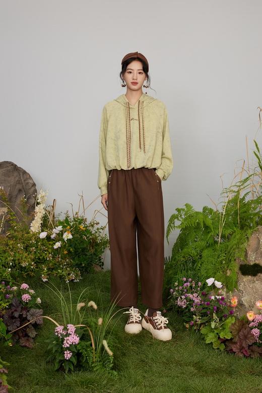 LNNNS 复古棕色文艺感长裤 20945 商品图1