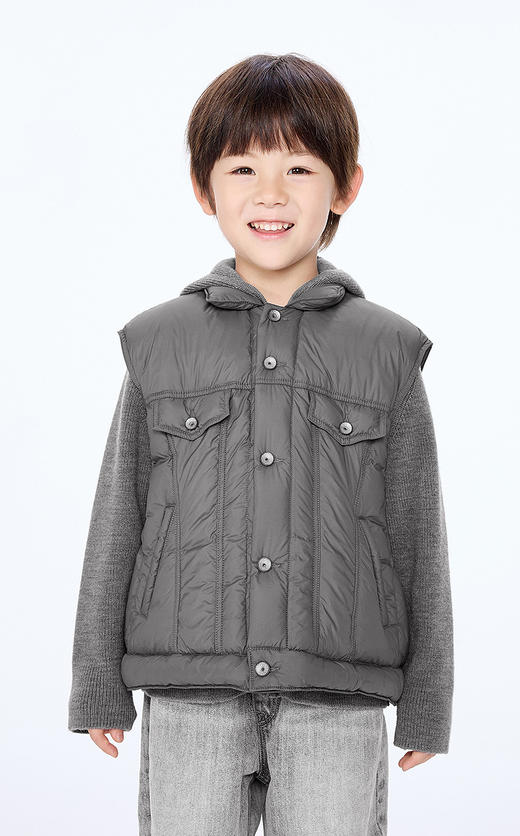 jnby   25年秋款  羽绒马甲  1P9C13400 商品图3