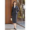 剩S 米思阳2026春季新款通勤风荷叶边下摆收腰显瘦西装外套女4844 商品缩略图0