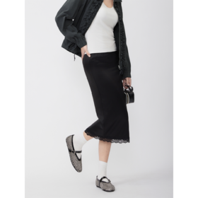 COCO ZONE 刘一一 "【黑标系列】 异域度假风"半身裙ACD1A0088