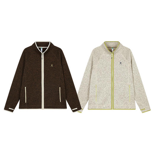 ACMEITEM爱棵米 户外亲子抓绒磨毛开衫外套立领内胆合体上衣男女GAG3210612G/GAG3210669G 商品图4