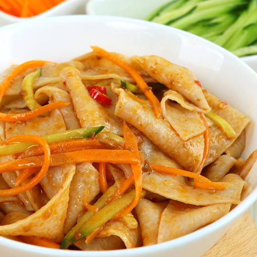 悦意素食全麦面皮 净素配方 冲泡方便速食 非油炸 麻酱凉拌面 商品图0