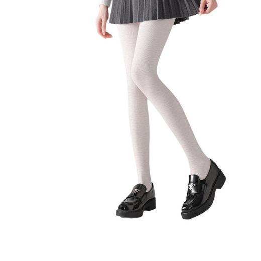 奶白色连裤袜女春秋季薄款外穿秋冬加绒保暖棉裤竖条纹打底裤新款新品 商品图4