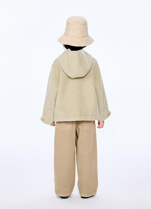 jnby  25年秋款  短款呢大衣  1P9810120 商品图8