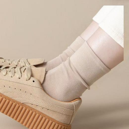 【10A级抑菌消臭 保持足部干爽 不硌脚不勒脚】九行 男女竹纤维消臭袜 五双装 商品图4