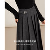 「高货xg」全新升级【铂金会员192/天猫259/差价67】(03521)洛诗琳新款醋酸羊毛半身裙2025秋冬高腰显瘦A字百褶裙子 商品缩略图3