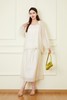 Le Malene 米色舒适莱赛尔衬衣半身裙两件套 20937 商品缩略图1