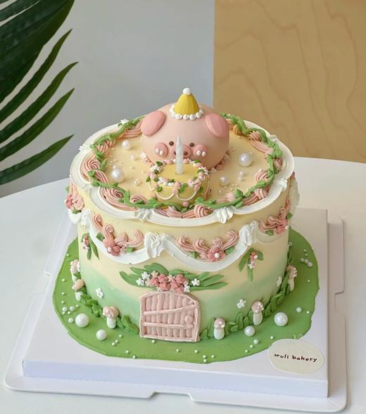 12生肖花园小猪小动物卡通蛋糕-低糖处理无添加 商品图0