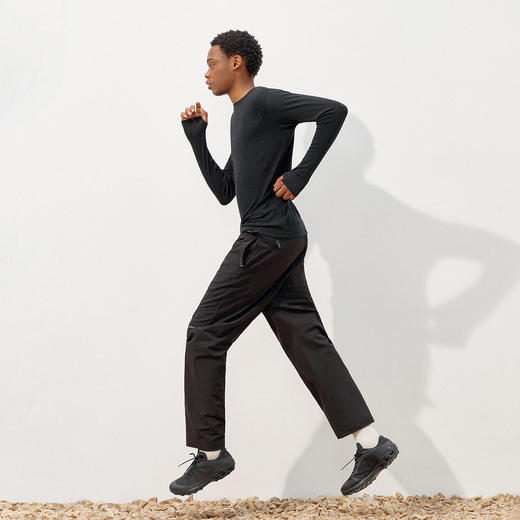 714street美利奴羊毛保暖内衣男款2025秋冬莱赛尔打底长袖修身T恤 商品图2